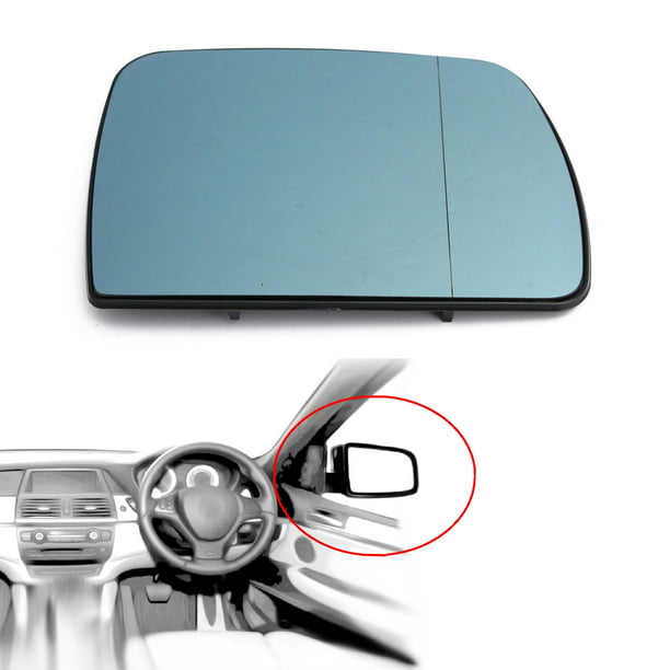 Driver Side Right Stick On Wing Door Mirror Glass for BMW X5 E53 2000-2006